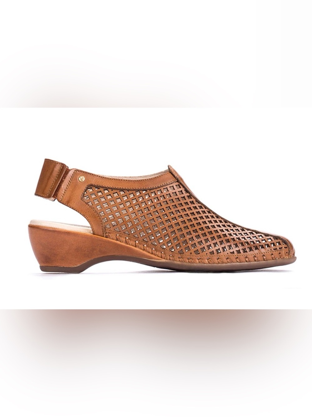 Pikolinos Women’s Romana Perforated Leather Slingback Sandals Size EU 39
